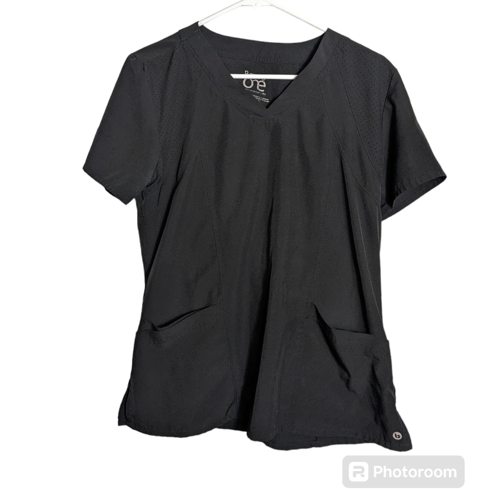 Black Barco one scrub top size medium